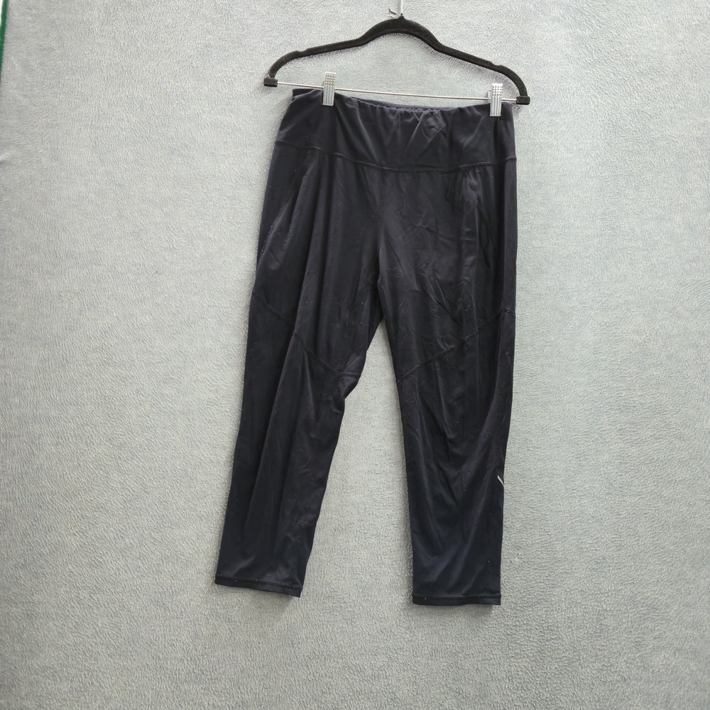Sweaty Betty Women Activewear Pants M Black THE POWER Running Legging Logo Slim